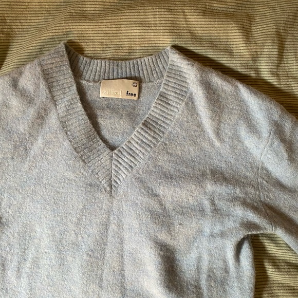 WILFRED FREE Light Blue Knit Sweater - Picture 3 of 3